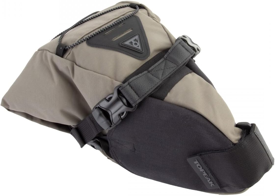 Topeak BackLoader 6L Bikepacking Seat Bag (Green) – Large-Capacity Waterproof Saddle Bag with Compression Straps, Stable Mounting & Inner Dry Bag for Gravel, Touring & Adventure Riding