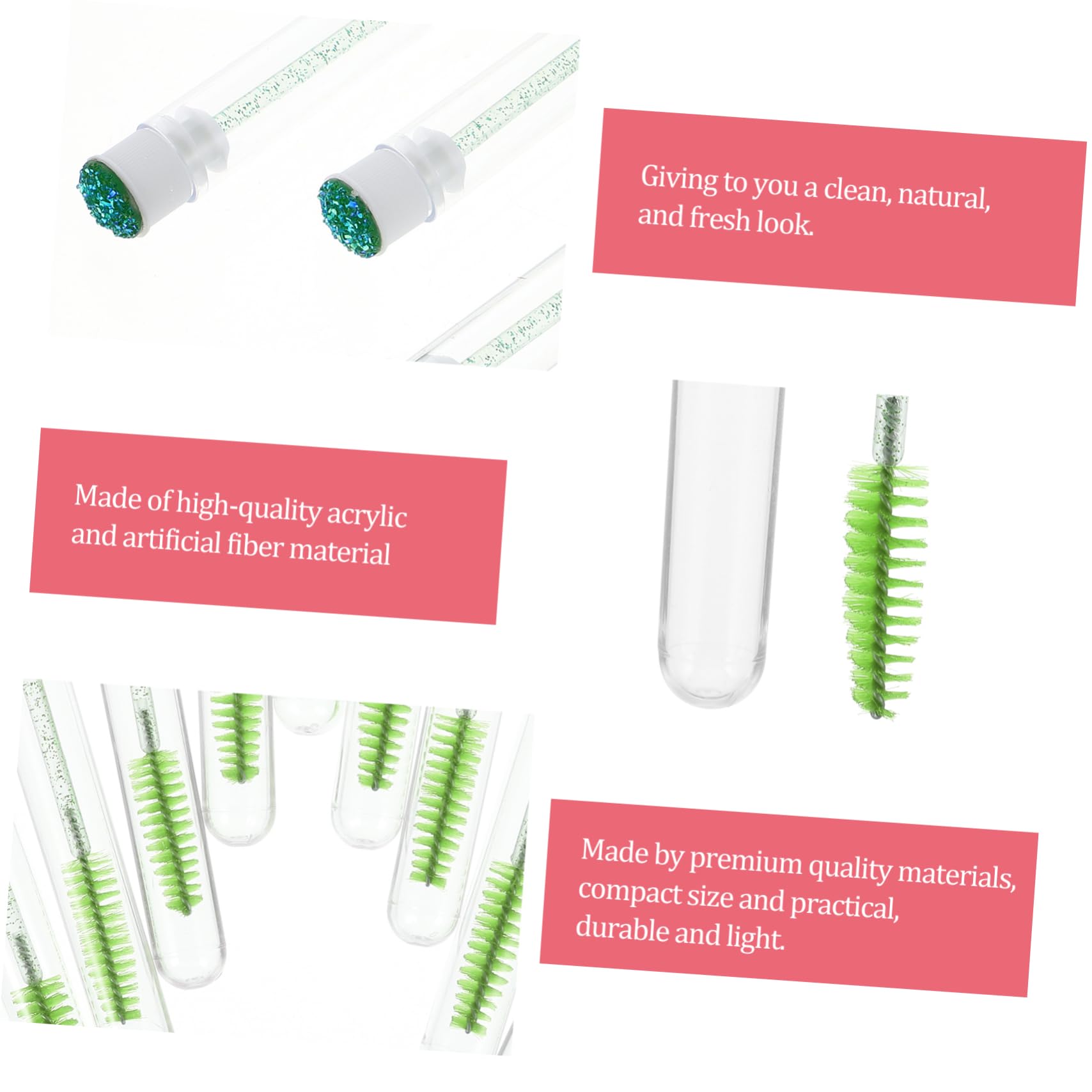 VICASKY Mascara Eyebrow Brush Set Lash Lash Wand Eyebrow Spoolie Quality Material