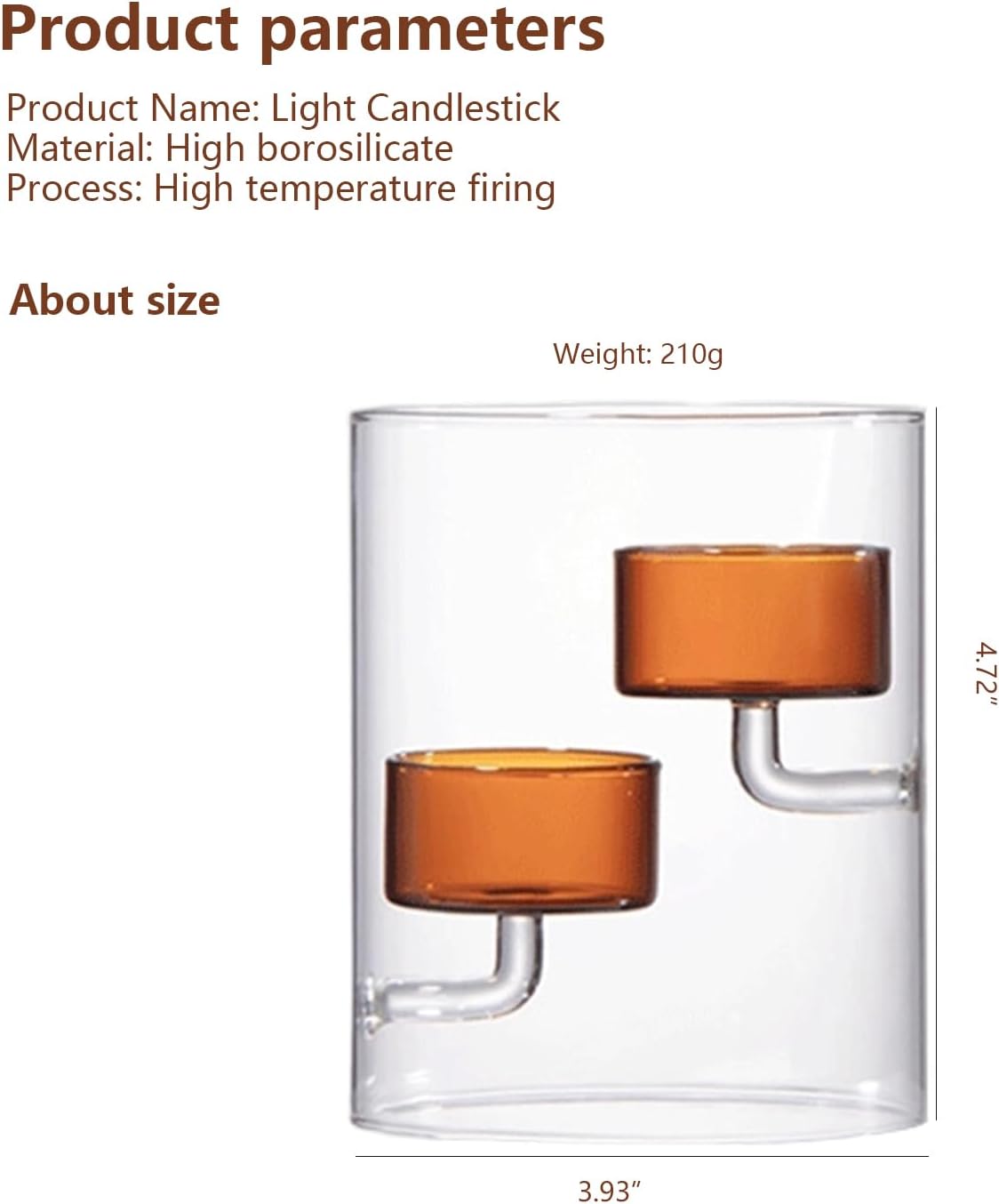 Hurricane Candle Holders Pillar Glass Candle Holders Set 1-3 Tier Rotating Stair Design with 1 Tealight Trays, Premium Borosilicate Glass for Wedding Centerpiece/Home Decor