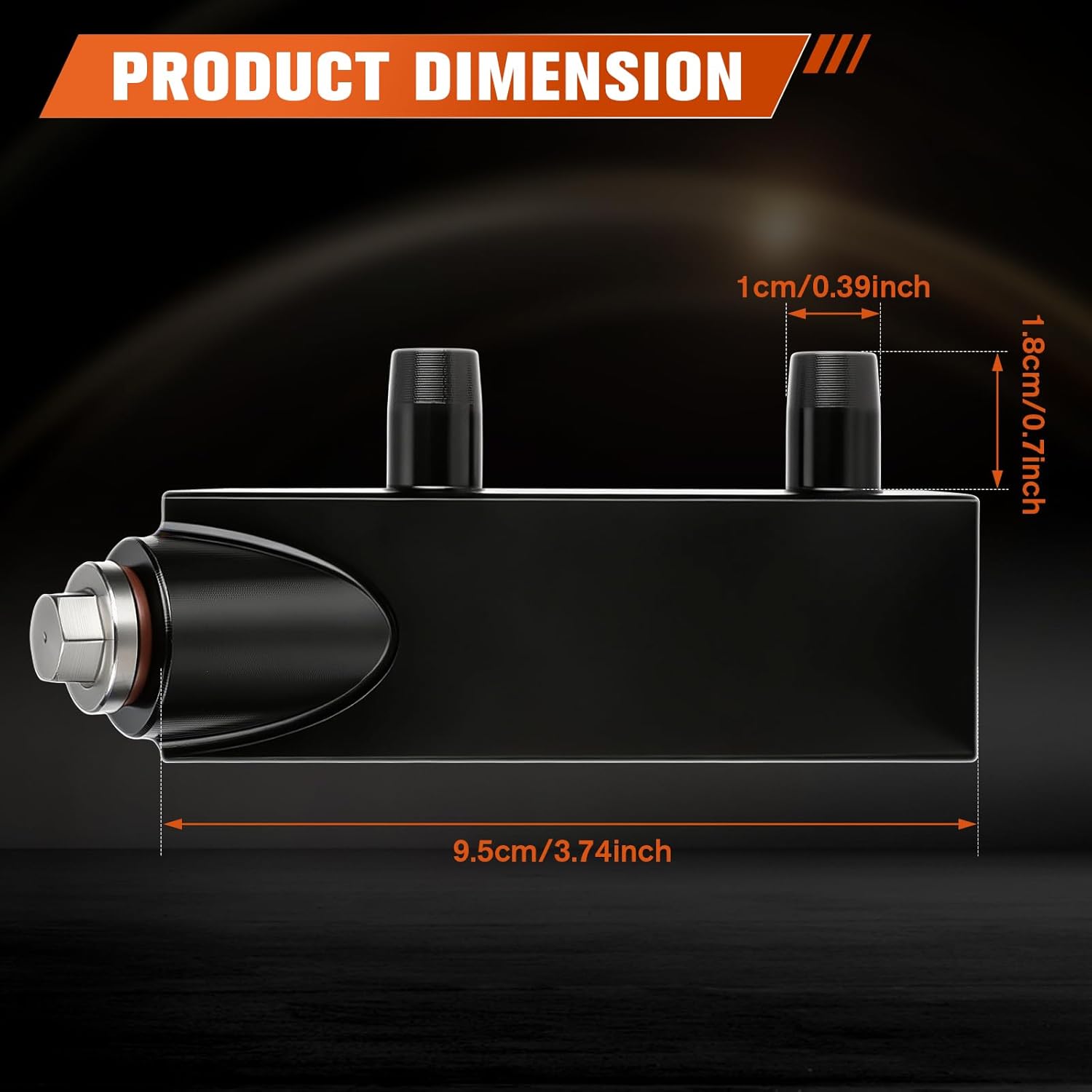 125068000 Automatic Transmission Fluid Thermal Bypass Valve Fit for GMC Sierra 1500 Yukon Tahoe Escalade GM 6L80 5.3L 6.2L 4.3L 2014-2018 Billet Aluminum, Maximize Cooler Flow & Reduce Overheating