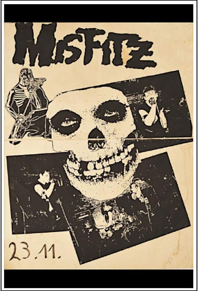 Misfitz by Annex Punk Rock Music 80s Concert Band Art Print Poster for Framing