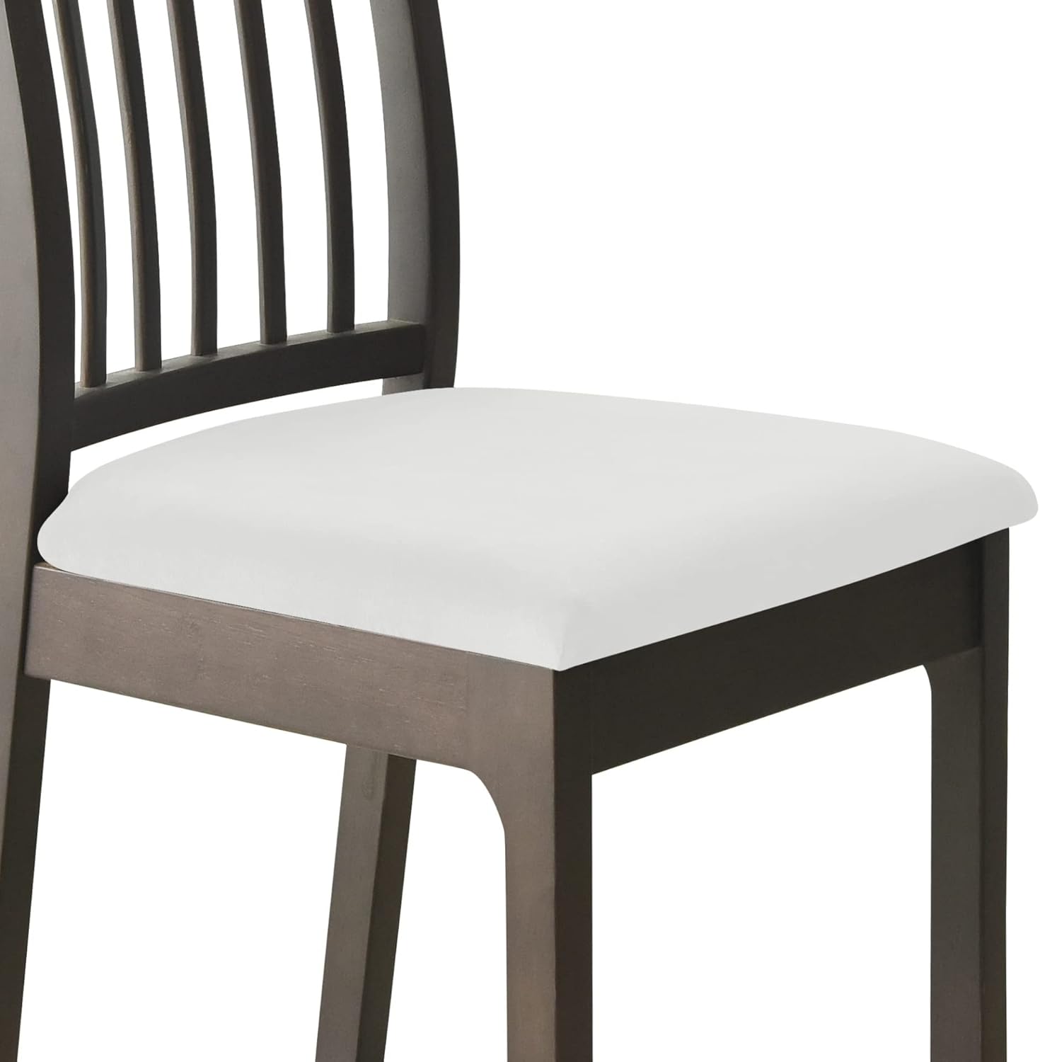 ANRIO Square Chair Covers for Dining Room Set of 1/2/4/6/8 Elastic Velvet Kitchen Office Chair Seat Covers Stretch Dining Chair Slipcover Universal Size Fall Decorations for Home