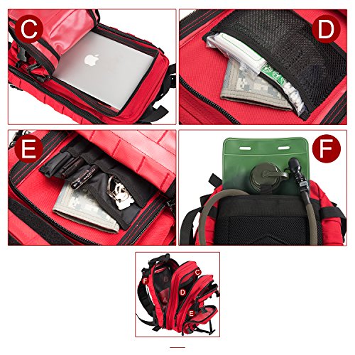 Small Military Tactical Backpack Molle Army Assault Rucksack Pack Bug Out Bag #TOP6