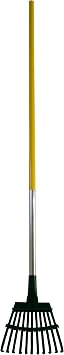 8-in Flex-Steel Shrub Rake with 48 Inch Aluminum Handle