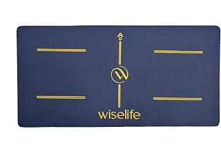 WiseLife Yoga Cushion Pad - Navy Blue | Elbow & Knee Pad | 24x12 inches,High Density Premium ECO TPE Foam Material | Extra... Price In India