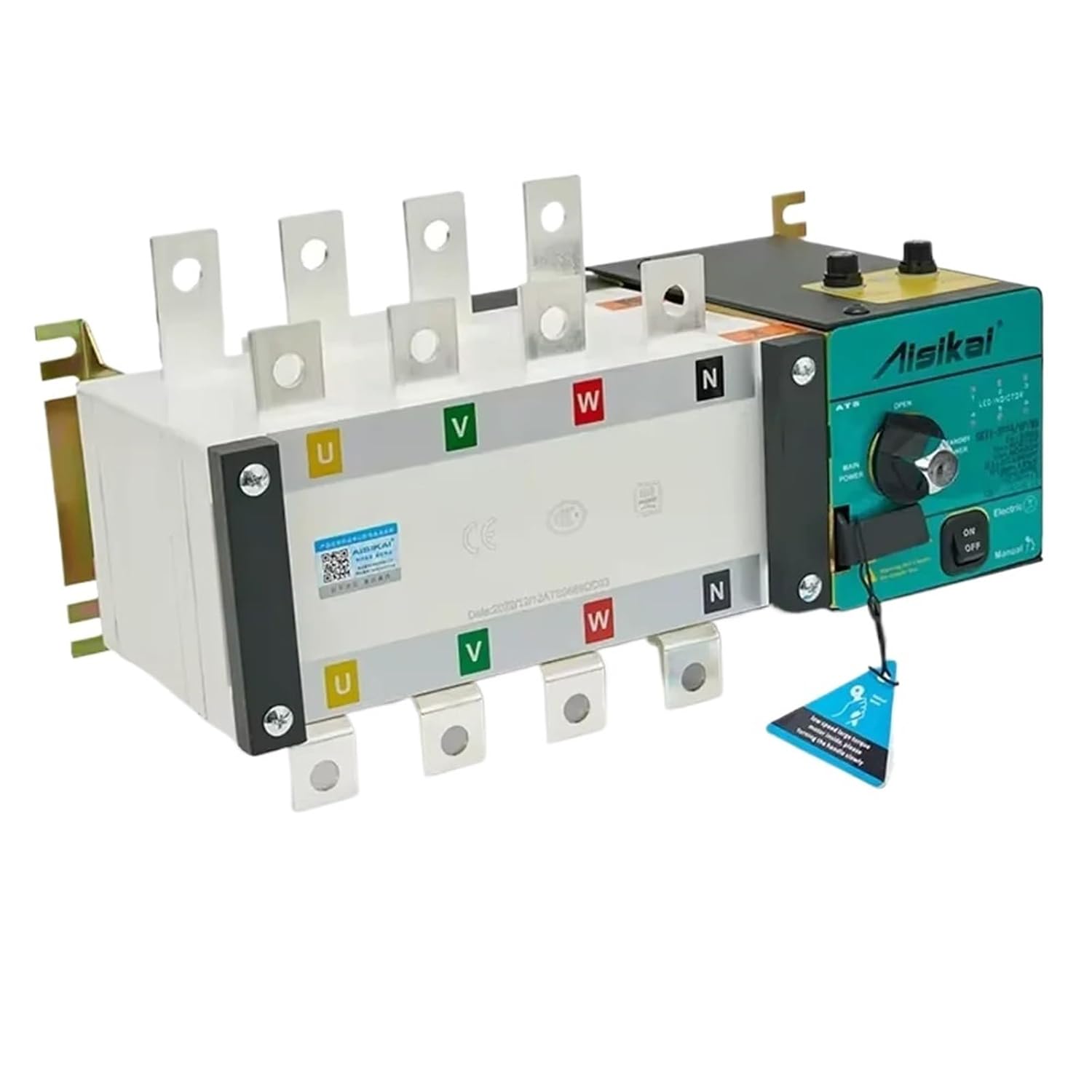 ATS 4P 100A-800A Dual Power Automatic Transfer Switch Diesel Generator Parts Board Circuit Breaker Single Three Phase(300A)