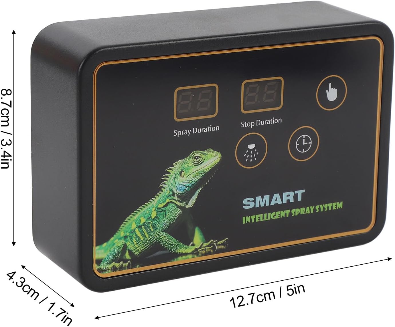 CHICIRIS Reptile Smart, Automatic Misting System with Timer and 360 Adjustable Nozzles, for Reptile Terrariums Chameleons Frogs Turtles Lizards Snakes (US Plug)