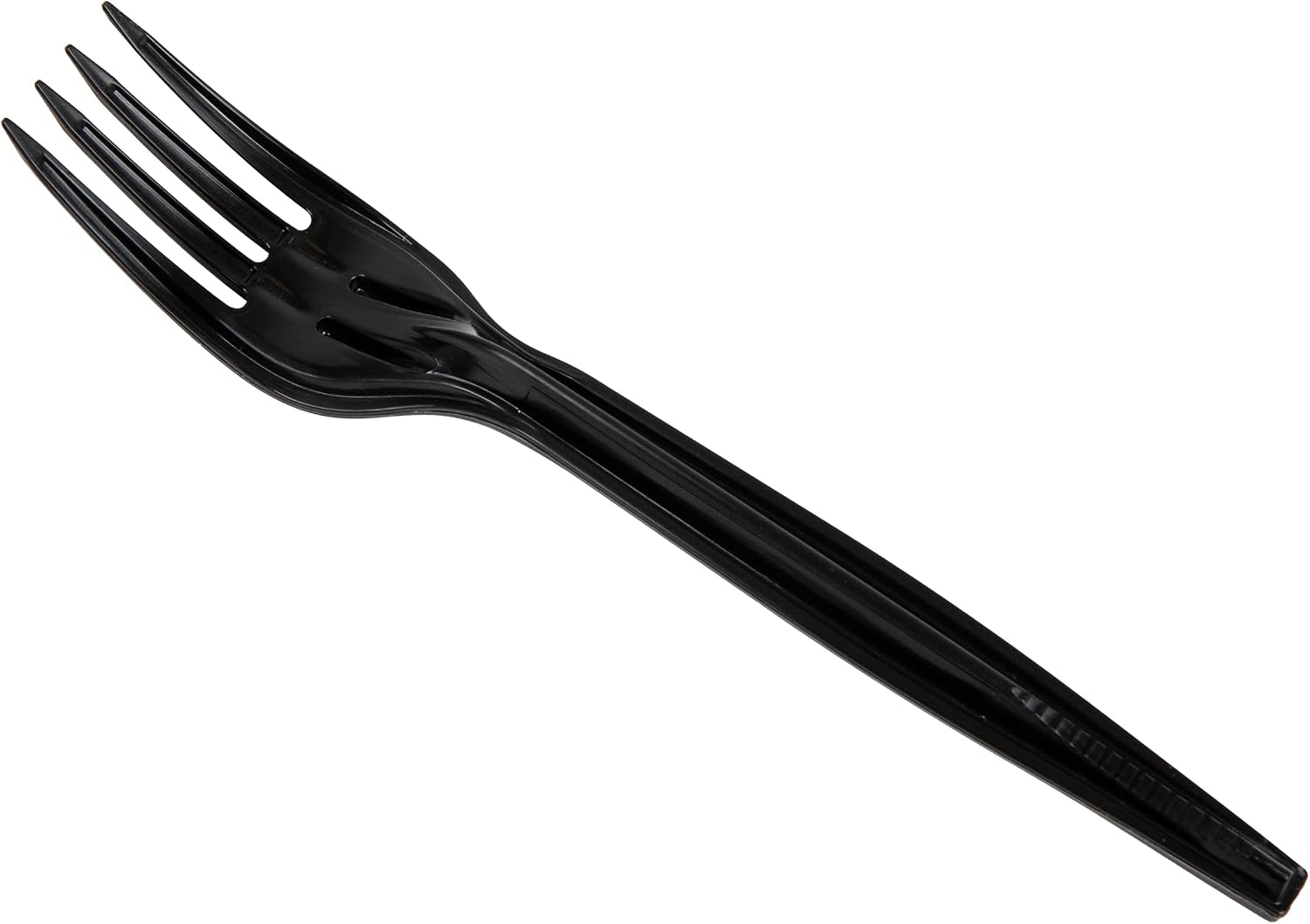 Mind Reader 100-Pack Black Plastic Fork Refill for CUTDISPBK-BLK Dispenser, 6.25" L and 100-Pack Black Plastic Spoon Refill, 5.5" L