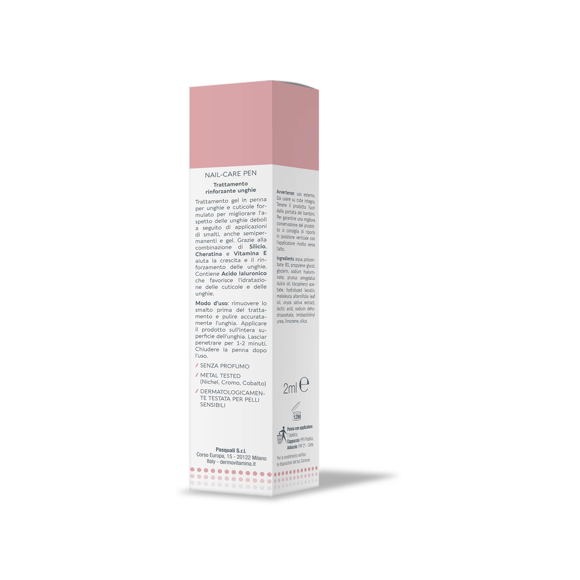 Dermovitamina Micoblock Nail Care Pen - Per Unghie e Cuticole - Contro lo Sfaldamento - Rinforzante Unghie Fragili - Con Cheratina e Acido Ialuronico - 2 ML