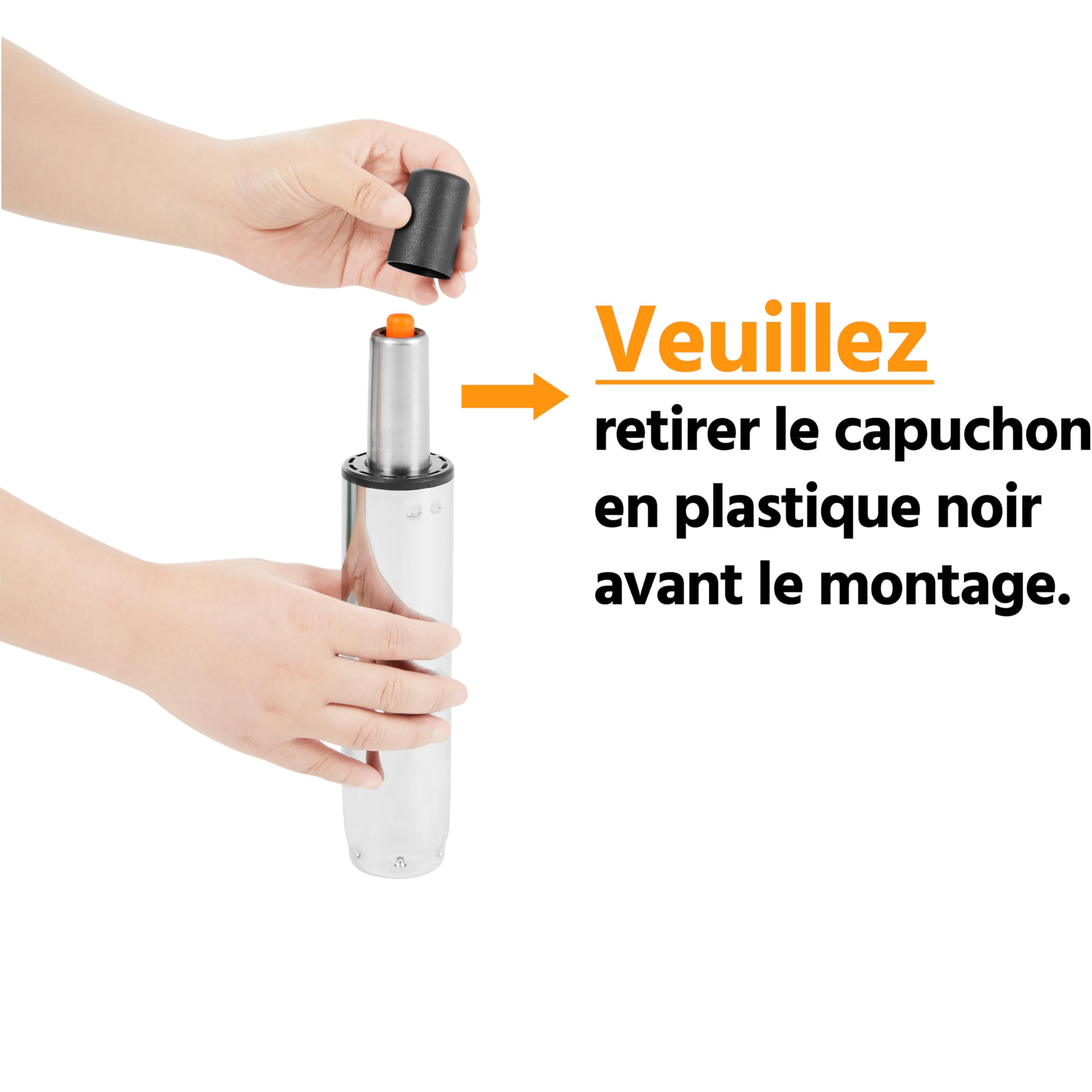 Yaheetech Fauteuil de Bureau Similicuir Chaise de Bureau Erconomique Hauteur Réglable Inclinable avec Dossier Rembourré Brun Rustique