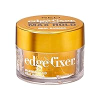 Vista 10 de Red by Kiss Edge Fixer 24 Hour Maximum Hold Edge Wax No Flaking Biotina B7 Gel para el cabello con infusión de biotina B7, 1.01 onzas líquidas
