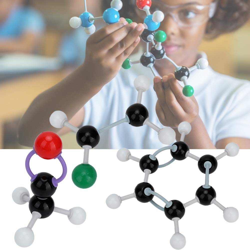 Wakects Modello Molecolare, Kit di Struttura per Biochimica Inorganica Organica Molecolare da 267 Pezzi, per Lezioni di Chimica degli Studenti degli Insegnanti