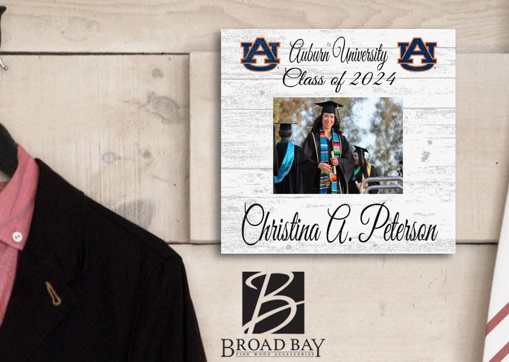 Auburn University Photo Plaque with Name and Class Year - Custom Printed Picture for Students, Graduation or Alumni