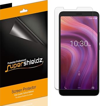 Supershieldz 6 Pack Designed for Alcatel 3V 2019 6.7 inch Screen Protector, High Definition Clear Shield PET