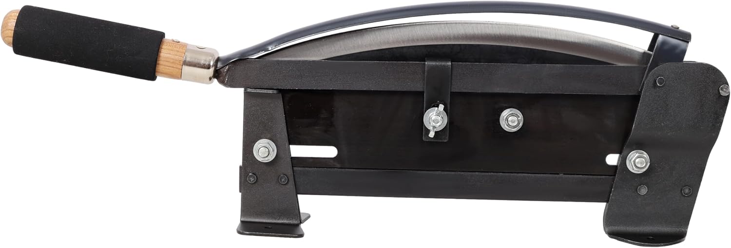 16 Inch Stem Cutter for Florists, Heavy Duty Bunch Cutter with 65Mn High-Carbon Steel Blade, Professional Floral Guillotine Tool for Fresh Flowers & Thick Stems, Black