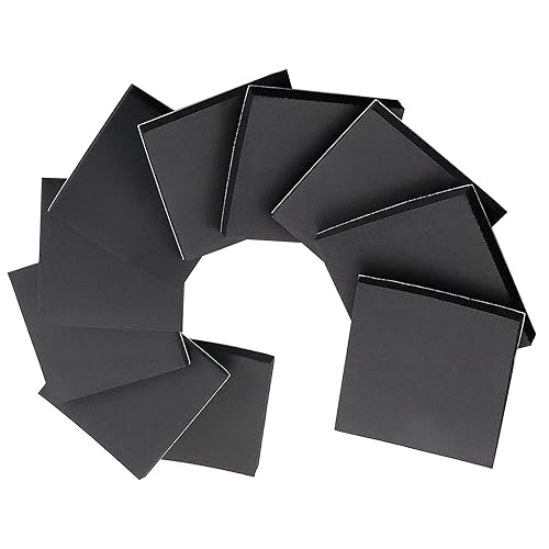 Miniatura 28 de DGSL 4 hojas de espuma autoadhesivas, 3/4 pulgadas de grosor x 6 x 6 pulgadas, almohadilla de espuma de celda cerrada, láminas de goma de neopreno