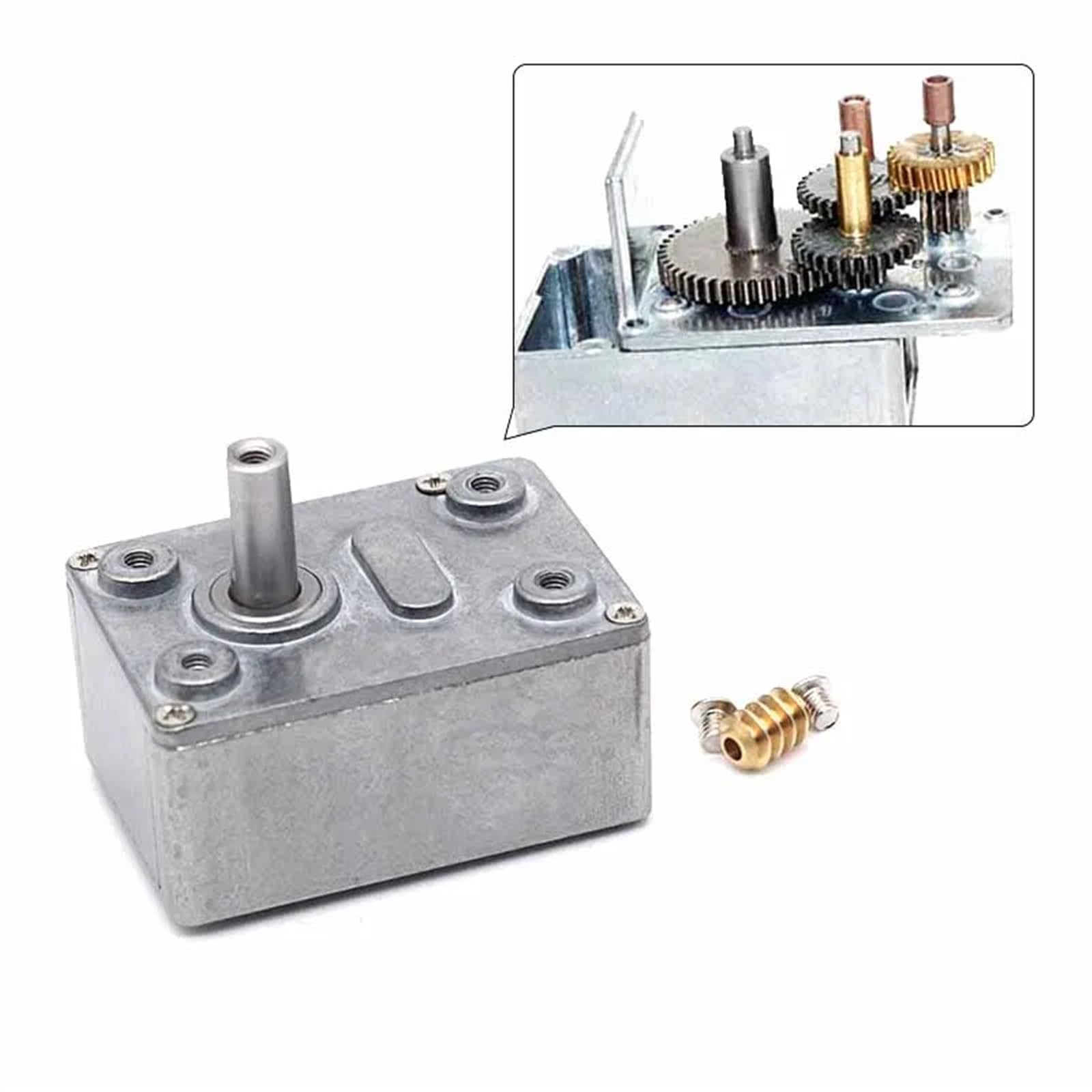 JGY370 przekładnia ślimakowa 12 V/24 V, podwójny wał, wysoki moment obrotowy, niski poziom hałasu, reduktor kąta prostego, robotyka, drukarka 3D (uchwyt silnikowy, 23R-24V)