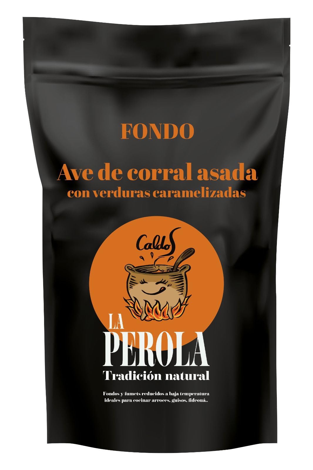 Fumet La Perola Ave de Corral Pollo 35 Raciones 400 g Fondos Naturales en Polvo