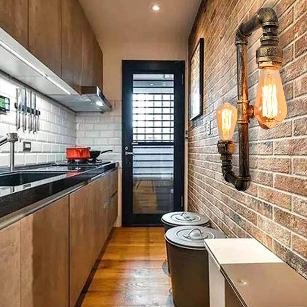 Rack Per Abbigliamento Da Parete In Tubo Industriale, Supporto