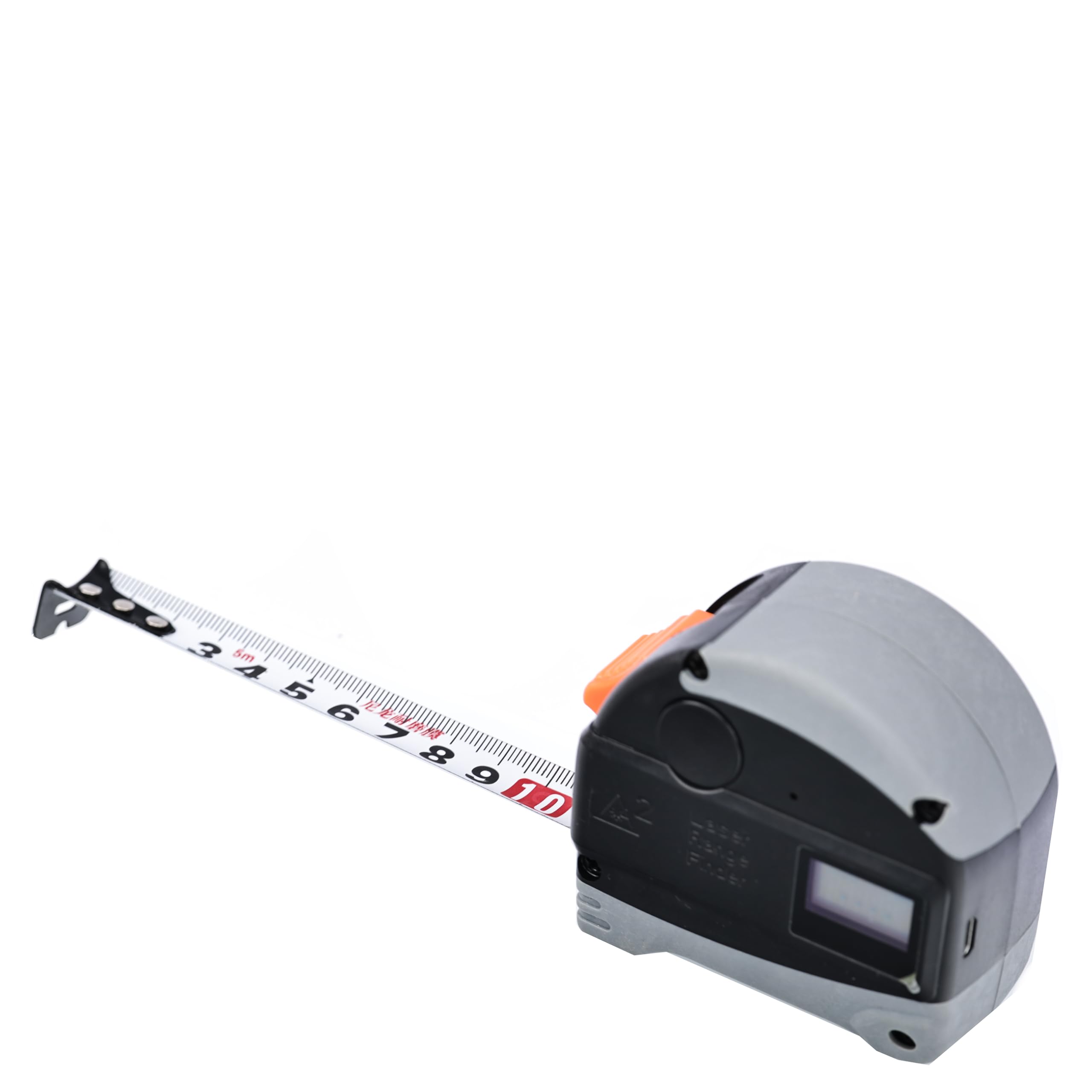 Medidor láser digital 40 m – Precisión 0,001 m, pantalla LCD, cinta de acero, batería recargable | Mediciones profesionales | Instrumento de medición