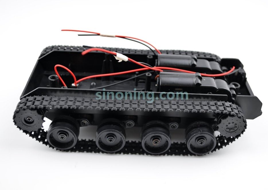 mini Smart Robot Tank Car Chassis Kit Rubber Track Crawler Arduino 130 Motor