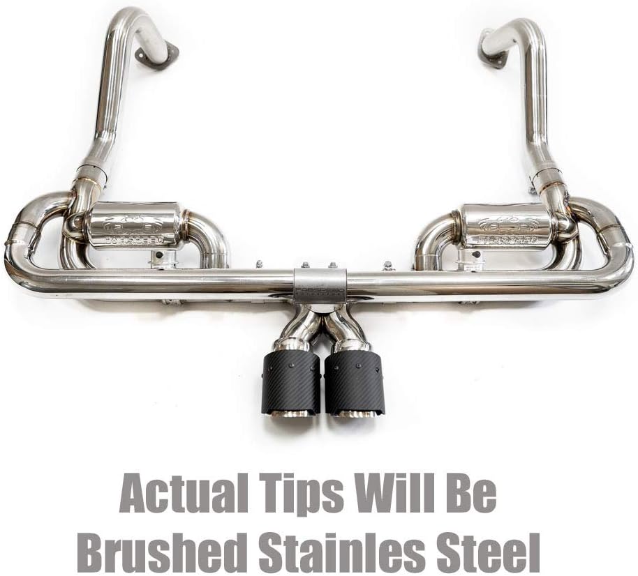 Fabspeed Cayman GT4 Valvetronic Exhaust System 2015-2016 Brushed Tips