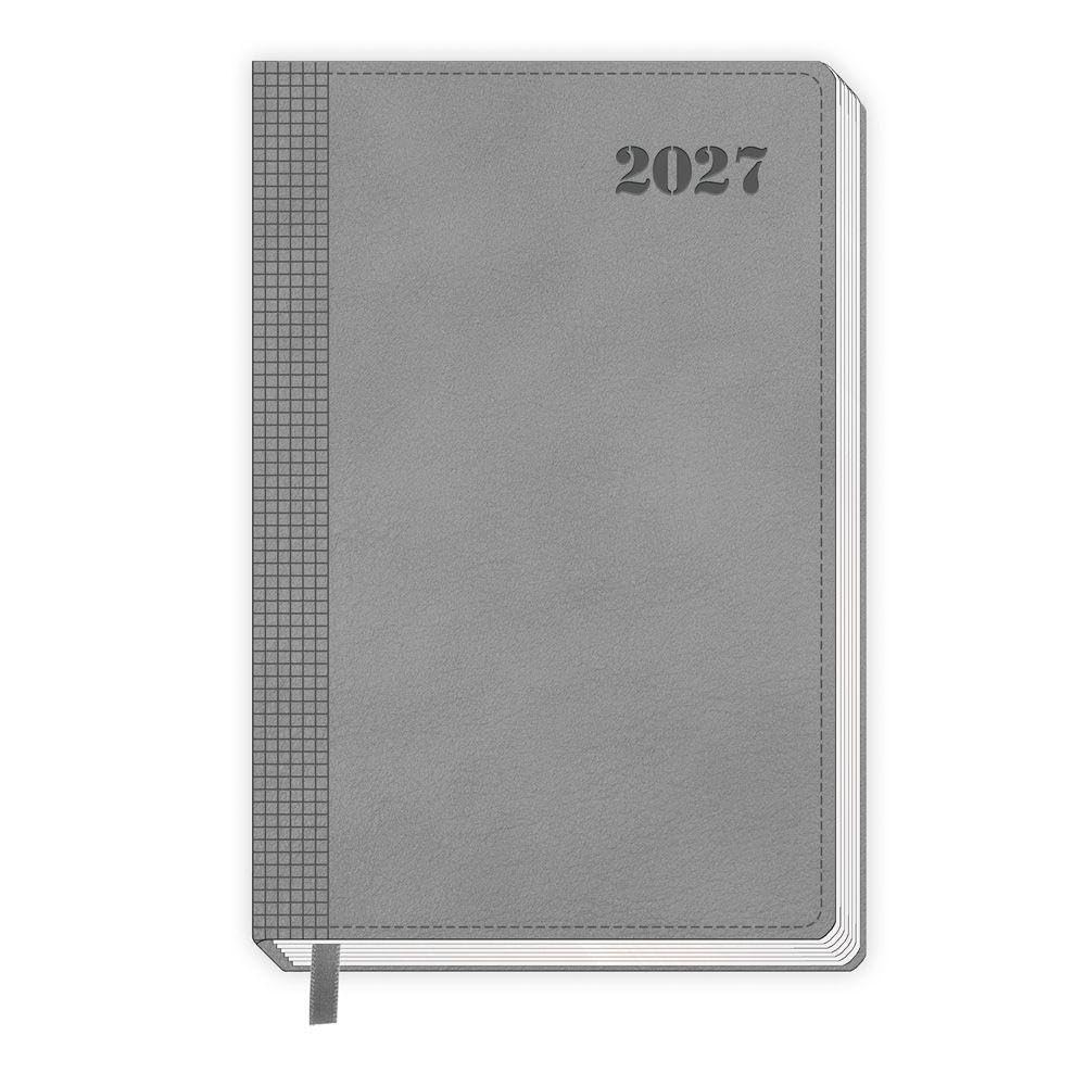 Trötsch Buchkalender A5 Grau 2027: Tagesplaner