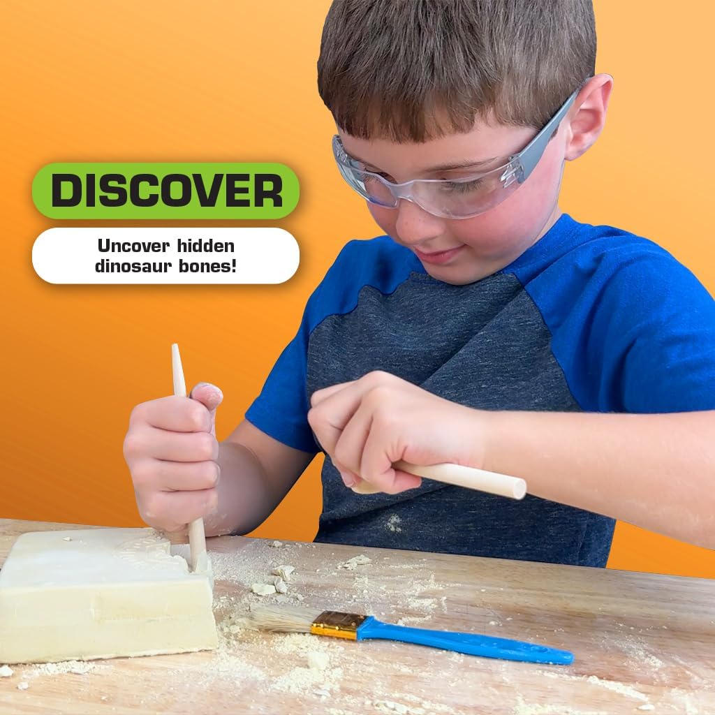ArtSkills Epic Lab Dinosaur Fossil Digging Kit for Kids, Dinosaur Excavation Dig Kit Dino Toys for Kids Boys and Girls