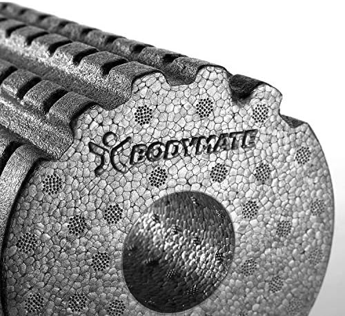 BODYMATE  wałek powięziowy Active średniotwardy mit GRATISOWYM e-bookiem, 30 x 15 cm, aktywizująca struktura powierzchniowa