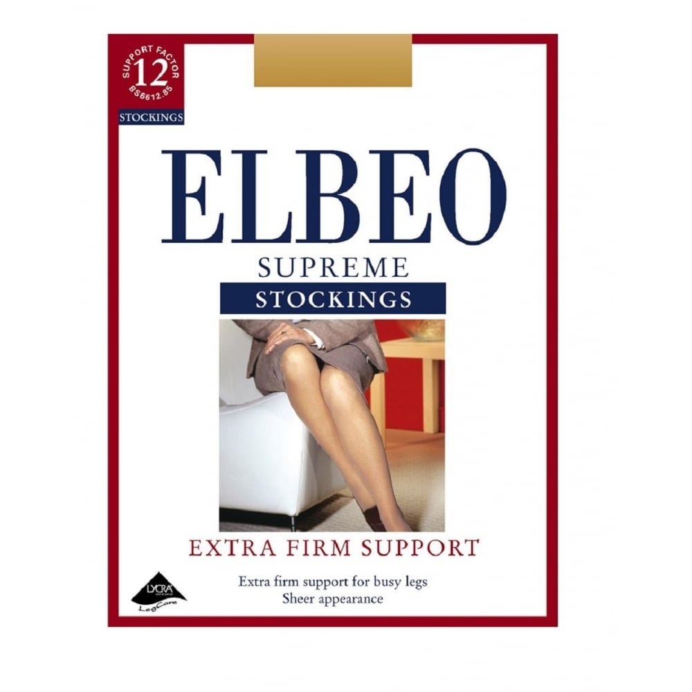 Elbeo Women's Haze Extra Firm 30D Supreme Support Stockings-Large