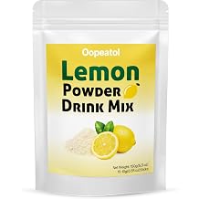 Lemon Powder Made from Real Lemons, Rich in Natural Vitamin C Lemon Juice Powder for Baking, Cooking & Drinks, Easy-Mix Flavor Boost for Water, Tea, Recipes & Glazes