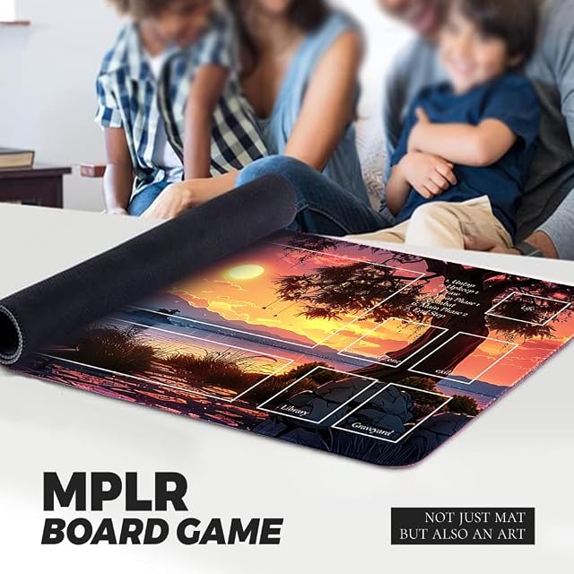 Foto 5 de 5 de Juego de tablero de 60 x 35 cm MTG Playmat + bolsa impermeable gratuita compatible con OCG CCG RPG TCG MTG…