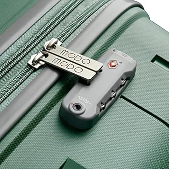 Modo by Roncato MD1 Trolley Medium uitbreidbaar Mint, Geest, Trolley Medio, Harde koffer met uitbreidbaar middendeel en draaibare wielen