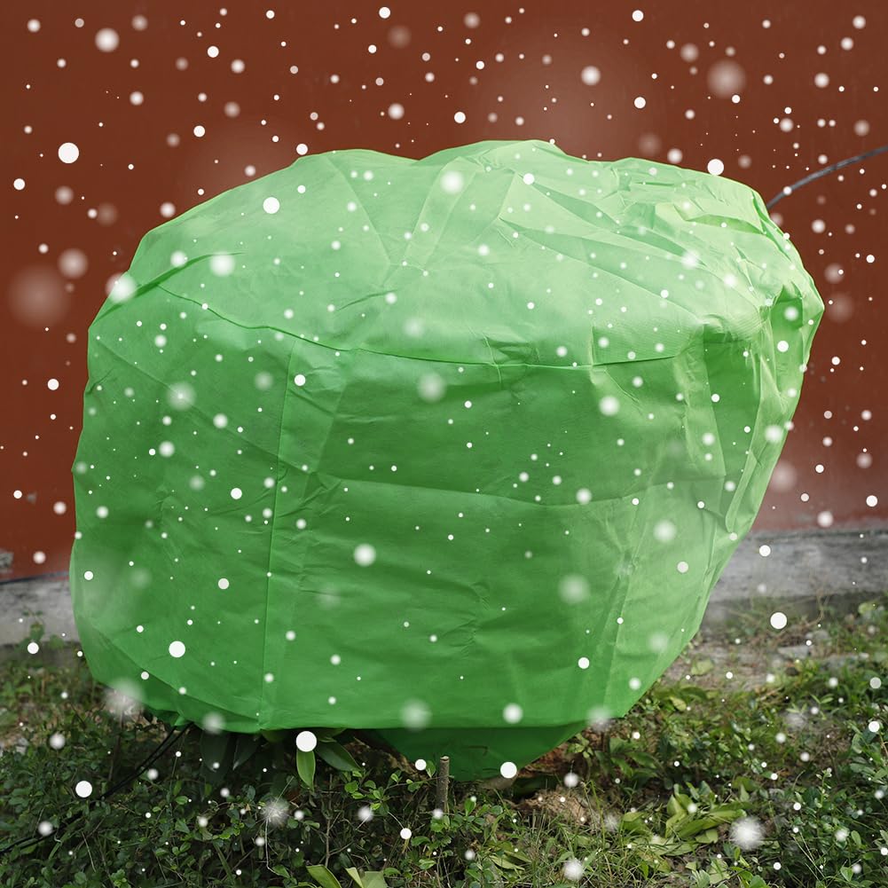 Fabater Copertura Antigelo Per Piante – 30x30 Cm, In Poliestere Con Corda Elastica – Protezione Invernale Per Radici Di Alberi E Aiuole