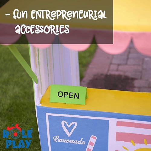 Miniatura 8 de ROLE PLAY Casa de juegos de limonada de lujo para niños, juego de juegos, tienda de campaña para interiores y exteriores, juego de simulación, juego