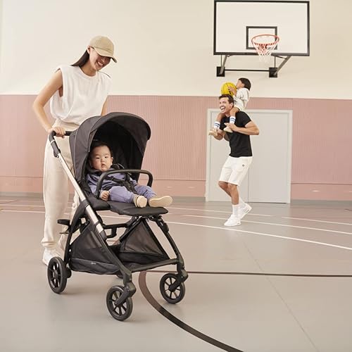 Miniatura 7 de Inglesina Electa - Cochecito de tamaño completo para bebés y niños pequeños de hasta 55 libras, diseño compacto, compatible con asiento de automóvil