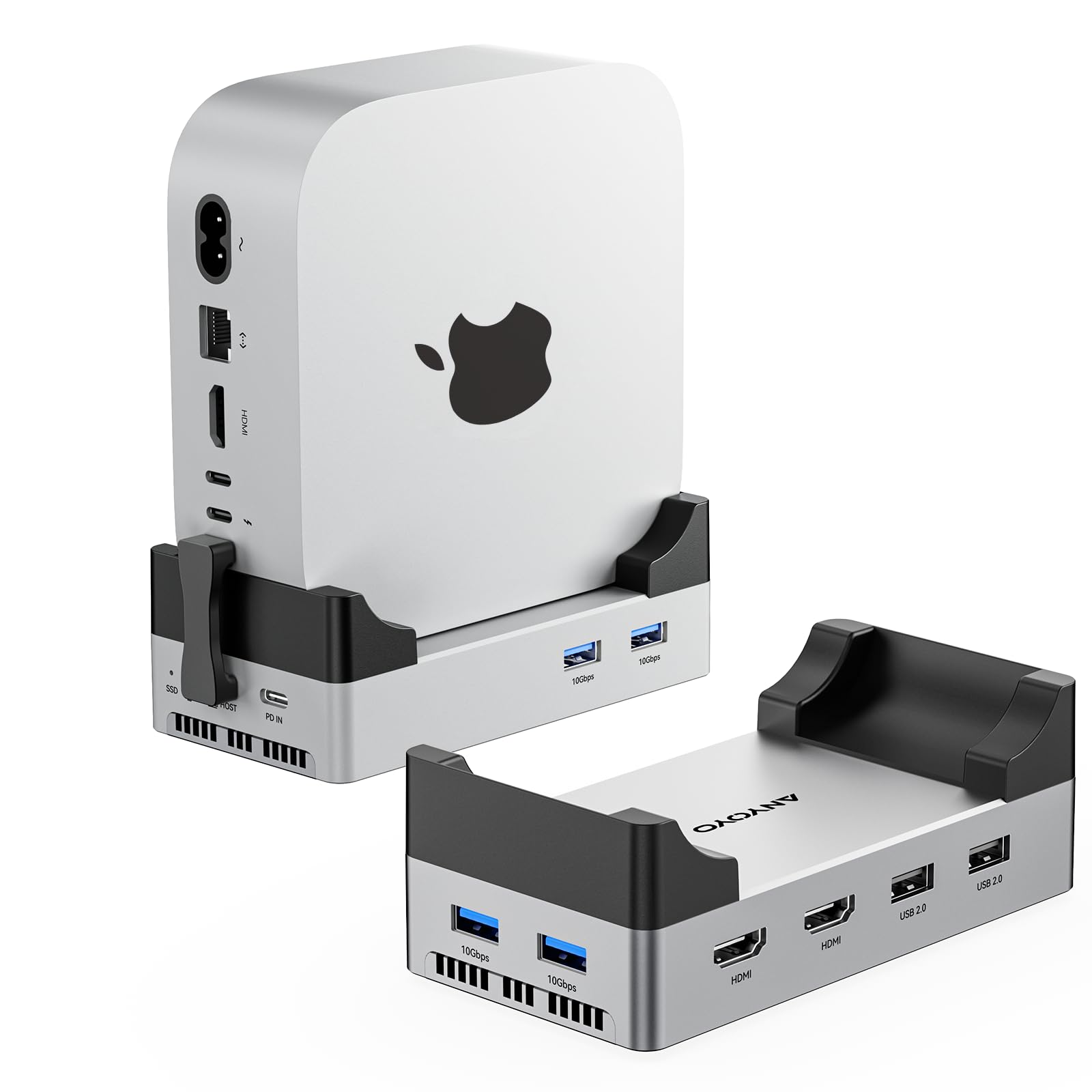 Mac Mini M4 SSD512GB/メモリ16GB Mac mini, 2024, Apple M4, 512GB SSD, 16GB RAM, 10-core GPU, Silver