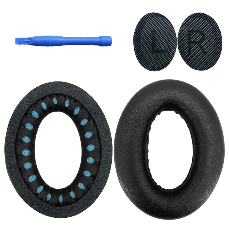 Replacement Earpads Cushions Ear Pads Earmuffs for Bose Quiet Comfort 35 QC35 35 II Headphone Headset with Softer Leather Protein Leather Noise Isolation miniatura 4