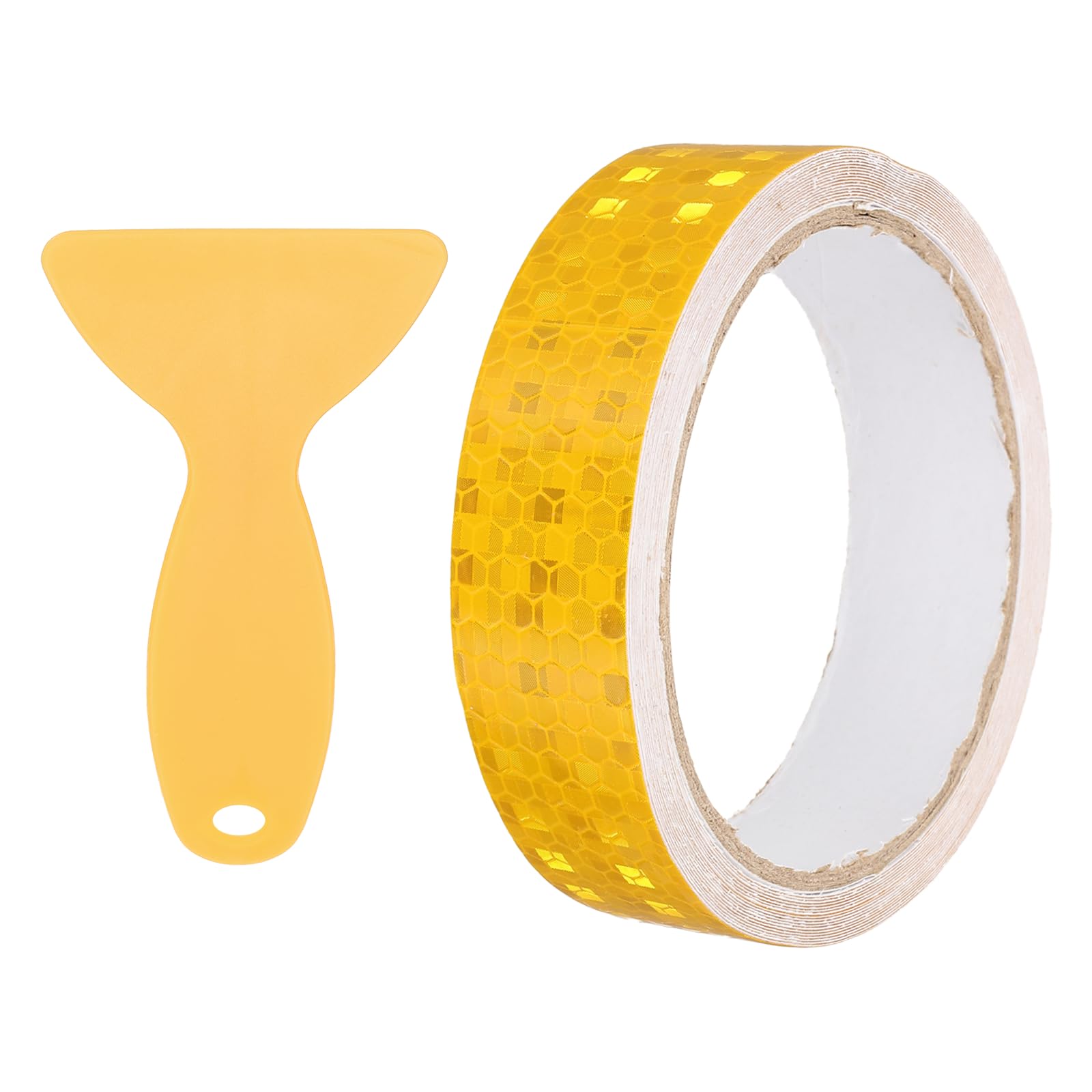 PATIKIL 1 Roll Reflective Tape 25mm x 5 Meters Yellow