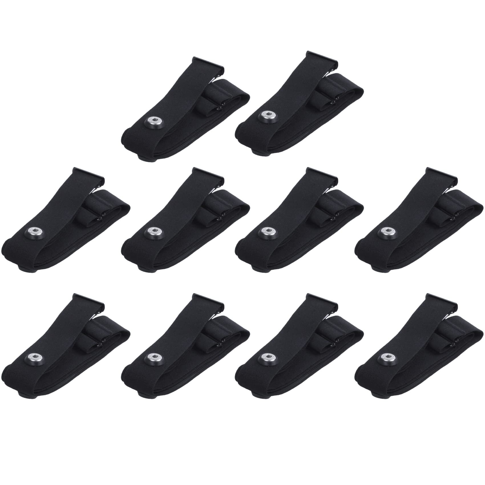 10X moniteur Cardiofrequencemetres/sangle poitrine/testeur de frequence cardiaque Noir