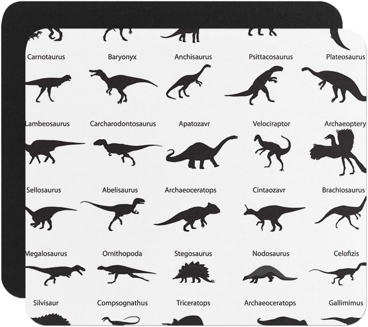 Dinosaurs Pattern Computer Laptop Gaming Mouse Pad