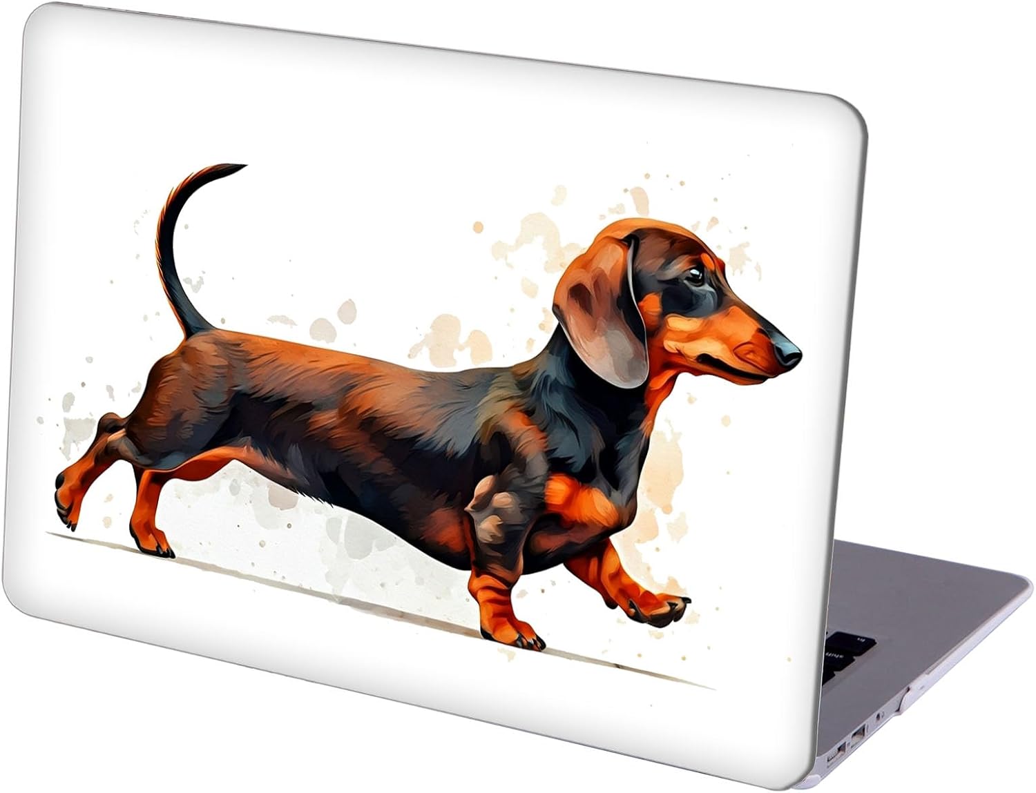 Compatible with MacBook Neo 13-inch, Hard Shell Case with Keyboard Cover and Screen Protector (A3404 A18 Pro chip, 2026 Release) - Dachshunds MC22247