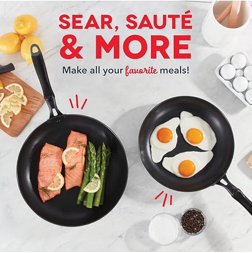 Miniatura 4 de DASH Juego de utensilios de cocina antiadherentes anodizados duros de 10 pulgadas y 12 pulgadas