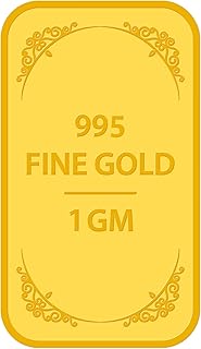 Muthoot Pappachan Swarnavarsham (995) Yellow Gold Bar 1 Gm Price In India