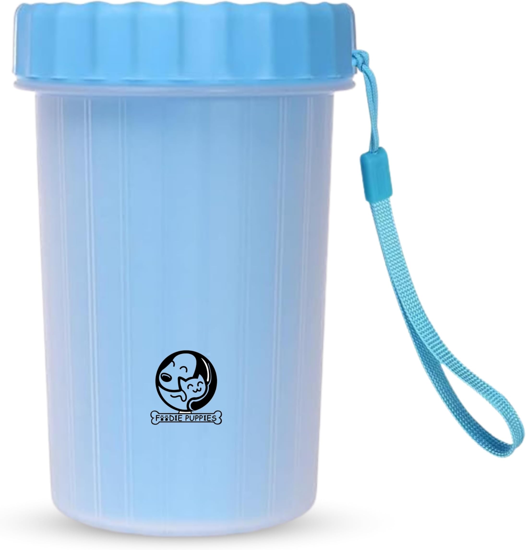 Foodie Puppies Foot Washing Cup, Pet Paw Cleaner Portable Dog Paw Washer with Soft Silicone Bristles for Quickly Cleaning Pets Muddy Feet - Color May Vary (Paw Cleaner - Large)