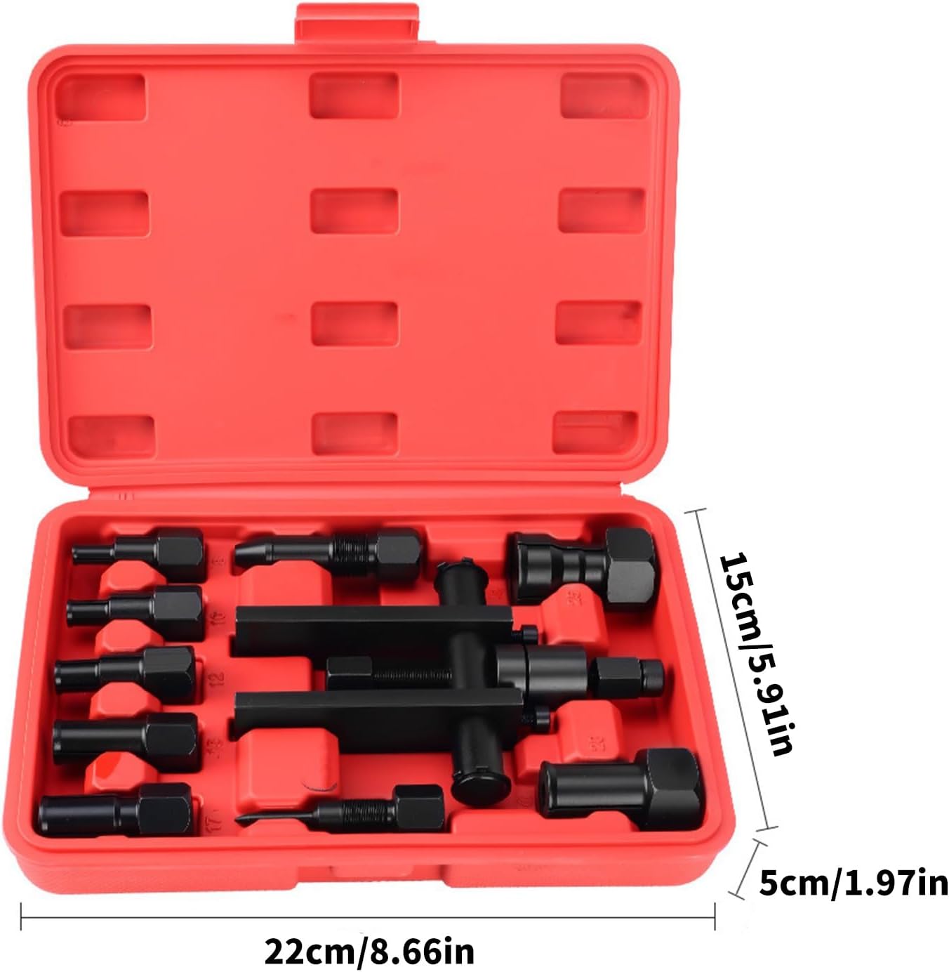 Internal Bearing Puller Set 10 Piece with Carry Case