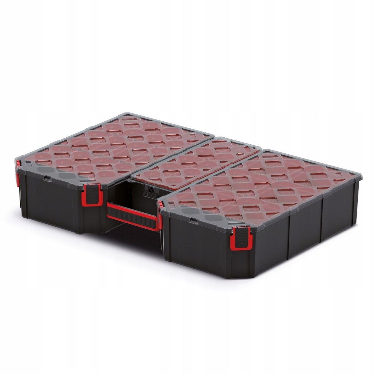 Prosperplast (Large Tall - Boxes) Tager Diy Storage Organiser Compartment Parts Cabinet Screws Carry Case Tool Box