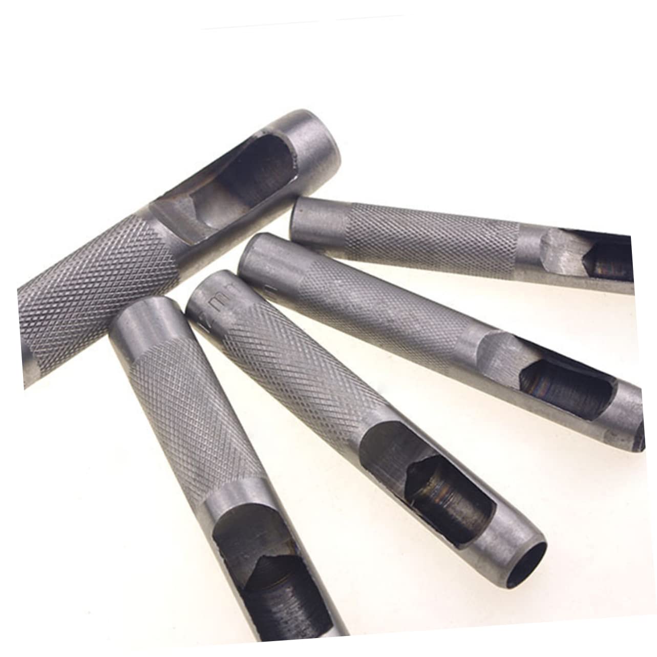 SEWACC Punzón Central Para Cinturón De Cuero Perforadora De Perforadora De Cinturón Herramientas De Decoración De Cuero