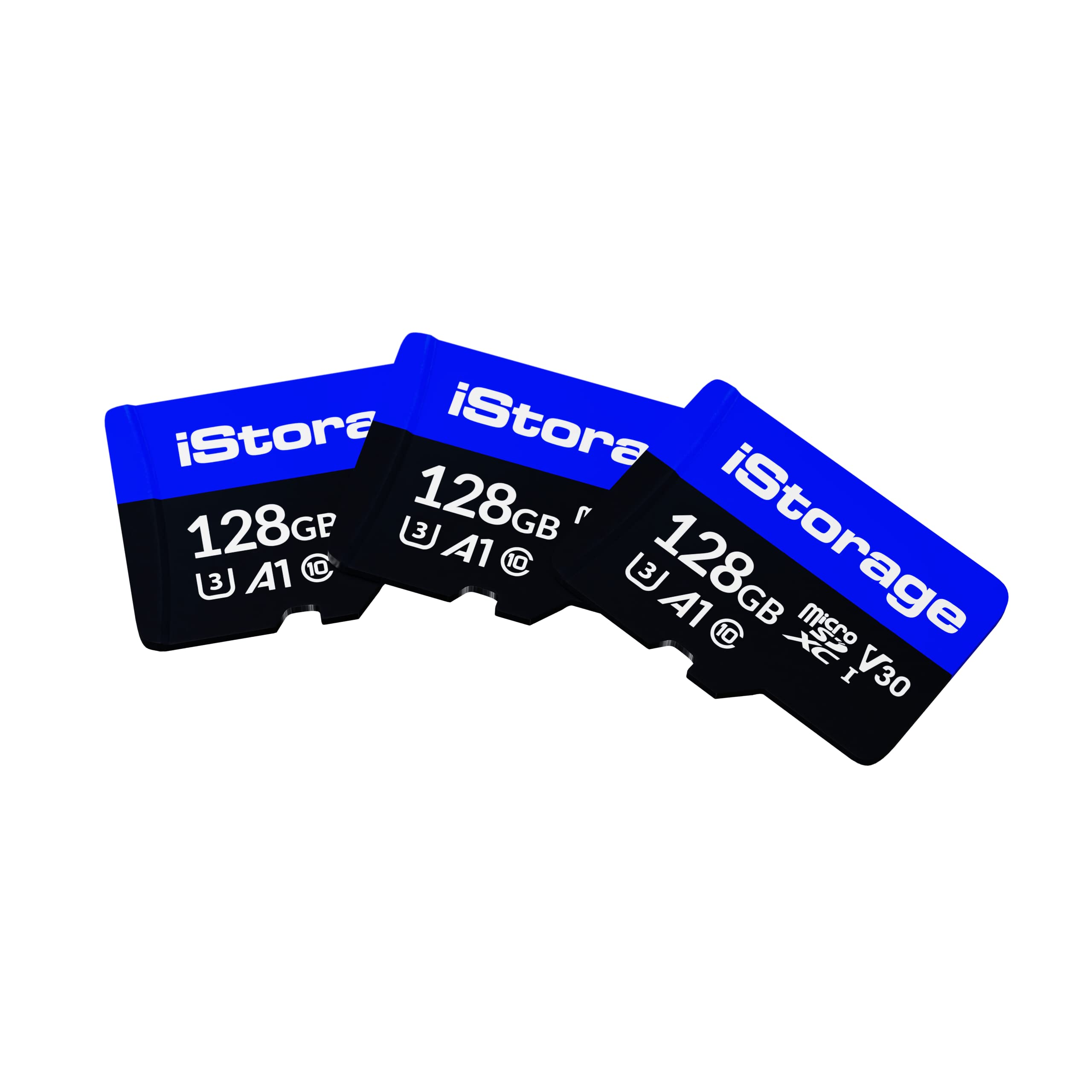 3 Pack Istorage Microsd Card 128GB, Encrypt Data Stored On Istorage Microsd Cards Using Datashur Sd Usb Flash Drive, Compatible With Datashur Sd Drives Only - 4