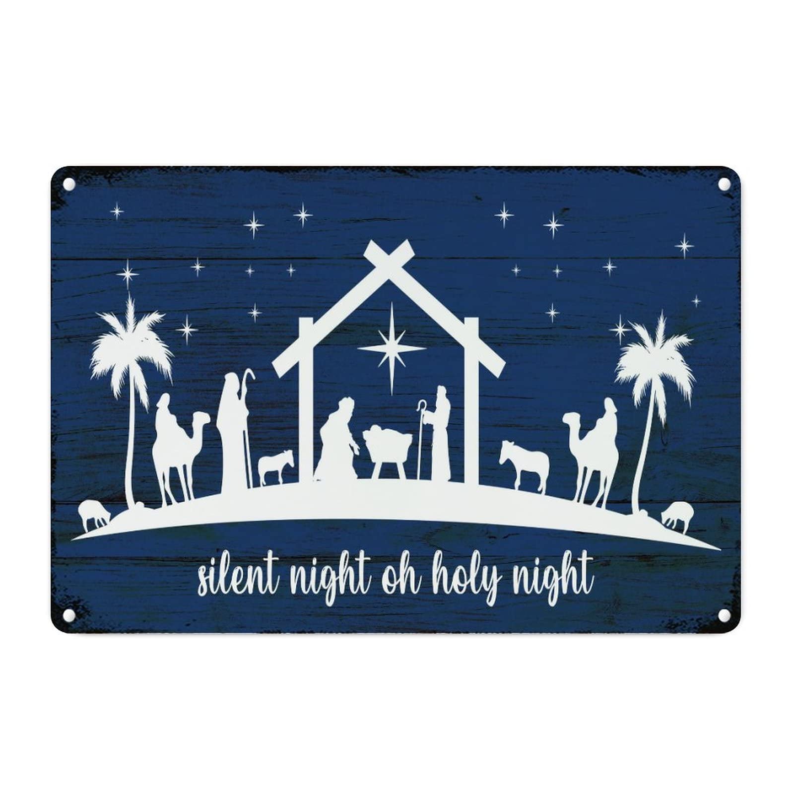 Naissance de Jésus sur plaque en aluminium pour célébrer la nuit sainte avec ferveur